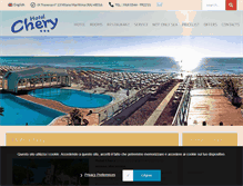 Tablet Screenshot of hotelchery.it